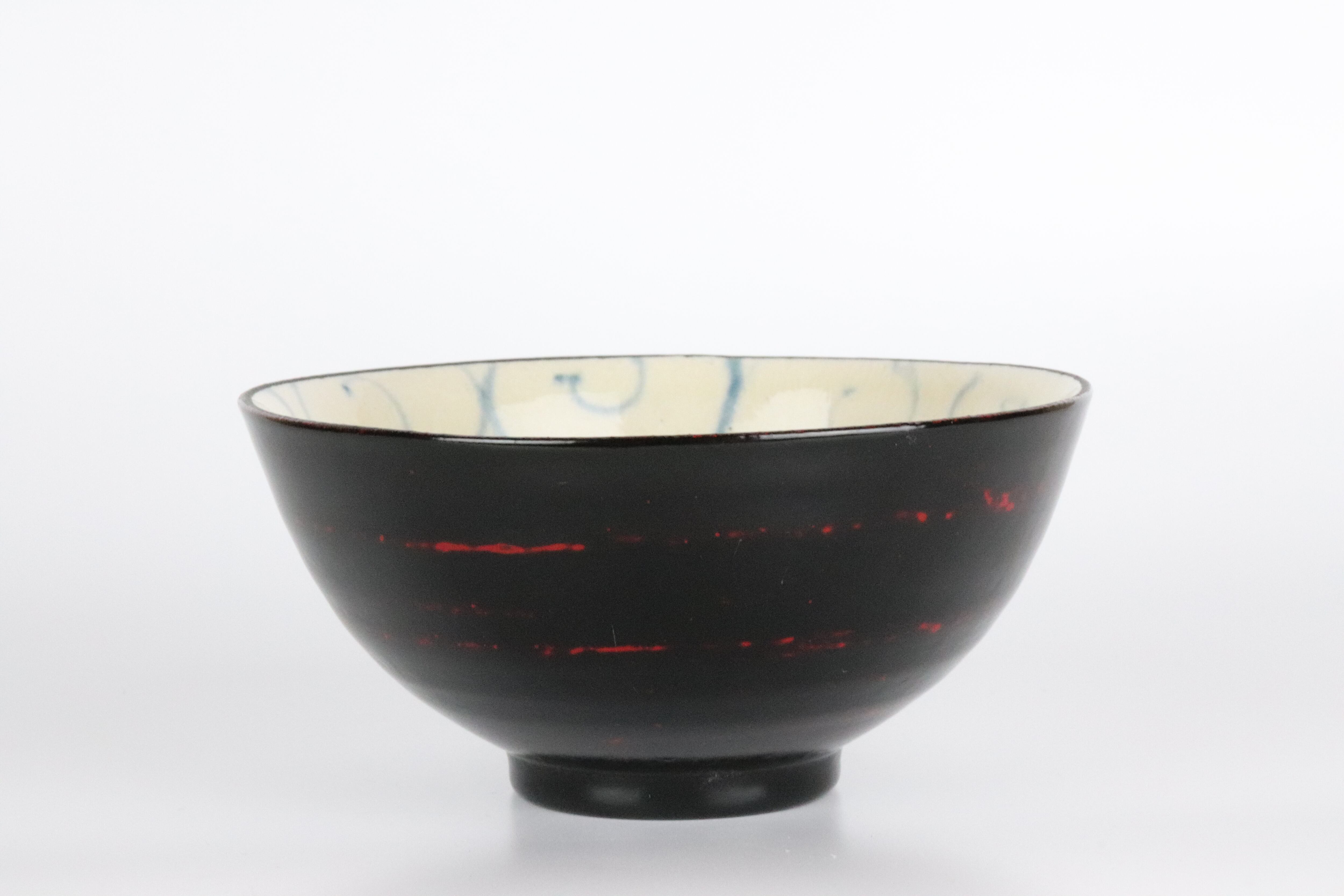 漆陶 和み茶碗 十草 | 宗山窯