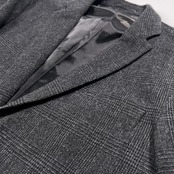 GREEN LABEL RELAXING ユナイテッドアローズ グリーンレーベルリラクシング グレンチェック ウール テーラードジャケット L /チャコールグレー