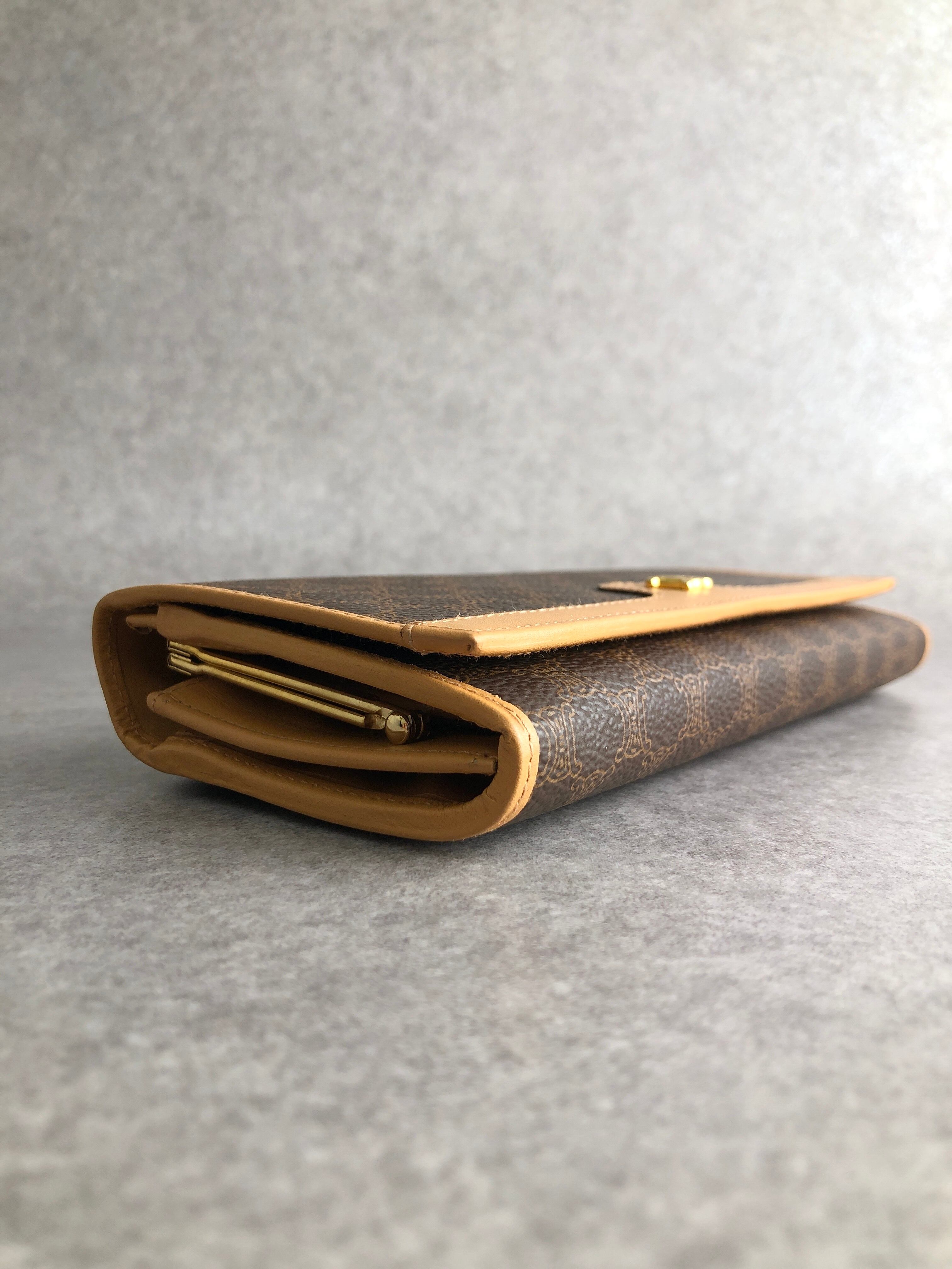 CELINE モノグラム 長財布 ダークブラウン セリーヌ 財布 長財布