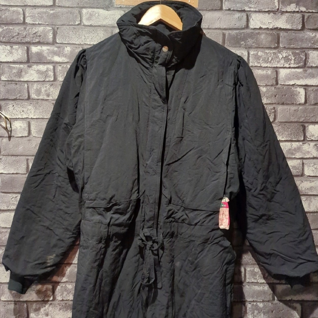 スキー ski ジャケット コート 古着 70s 80s スポーツ ワッペン 心もとなく