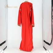 ベリーダンス 衣装 ワンピース ドレス レッド系 刺繍 赤 茶 白 羽織り 長袖 ロング スリット ガラベーヤ ハリージ 民族舞踏 ダンス衣装 練習 レッスン イベント ステージ ブラウン系 ホワイト系