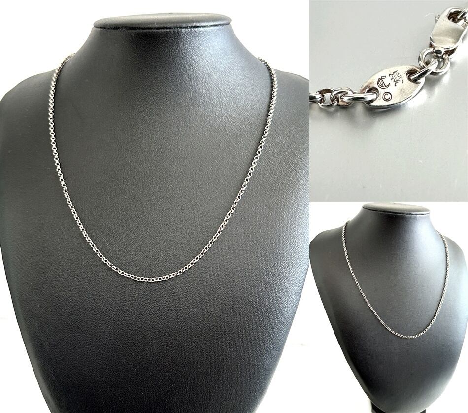 クロムハーツ CHROME HEARTS ロールチェーン 20 ネックレス 50cm CH 20
