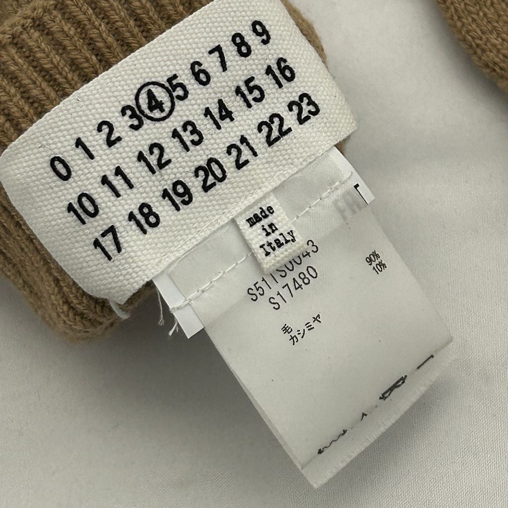 【未使用】Maison Martin Margiela ニットグローブ　カシミヤ Maison Martin Margiela メゾンマルタンマルジェラ Fingerless knit