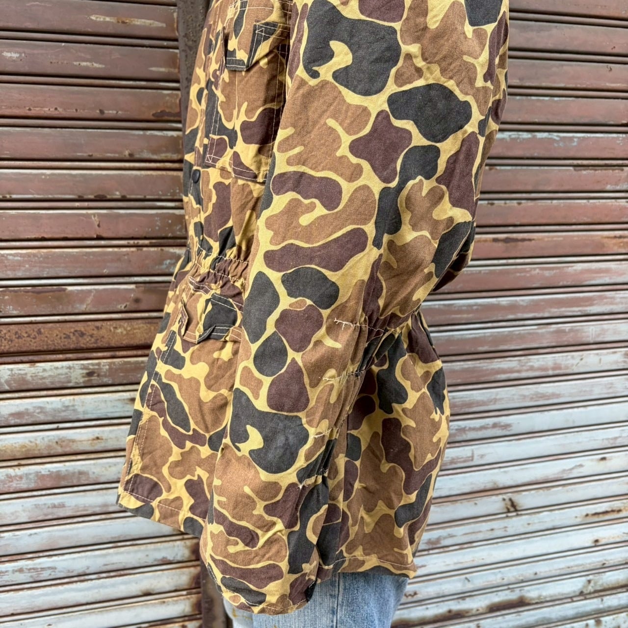 80s USA製 J&L Sports ダックハンターカモ ハンティングジャケット