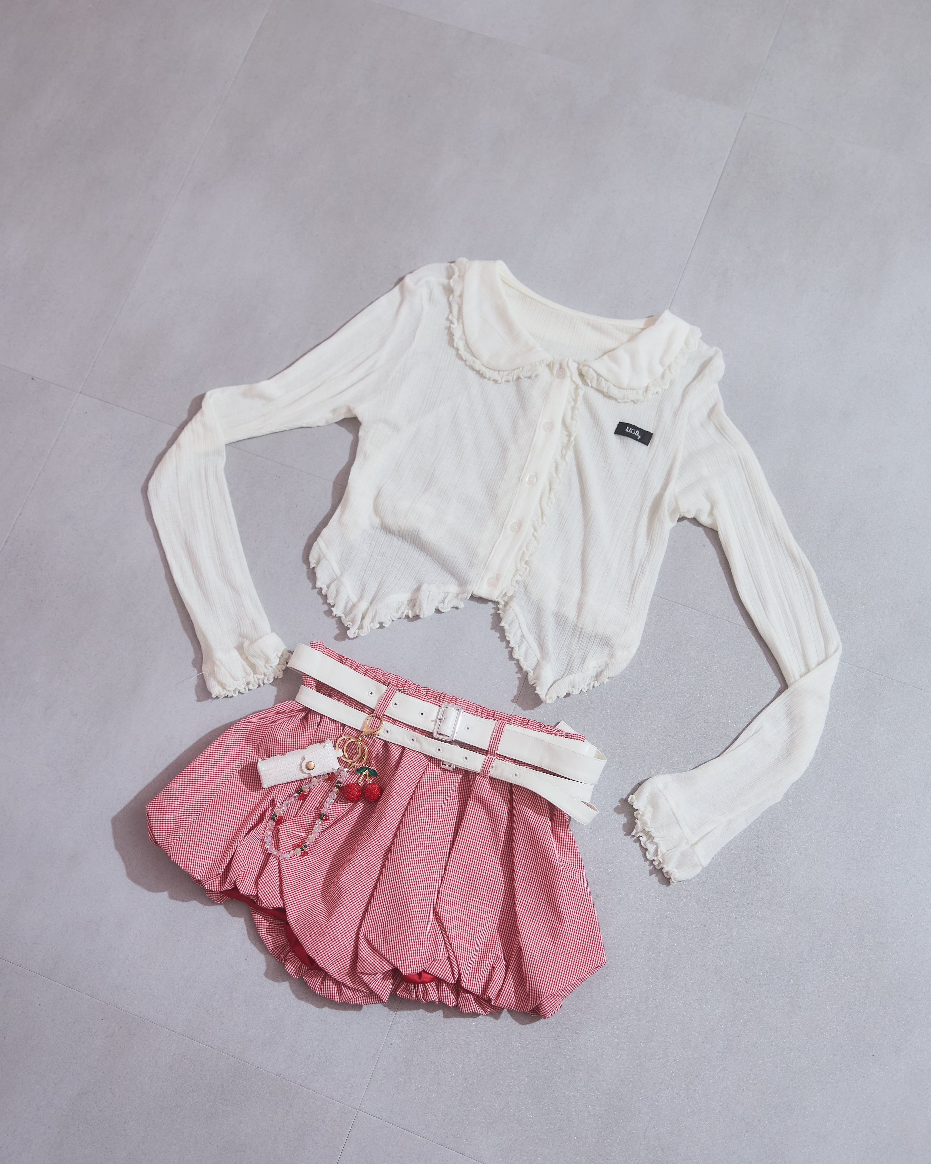 lilLilly フリルシアーカーディガン S/S フリルシアーカーディガン | lilLilly official webstore