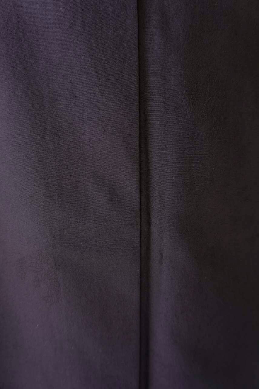 【袷】長襦袢セット品 似せ紫色 ファルコン地紋 紬 縫い一つ紋