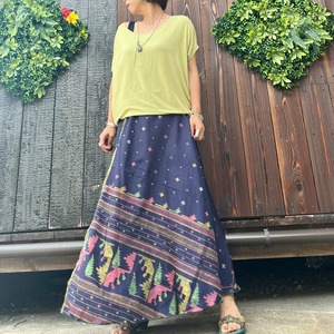 シルク巻きスカート2307