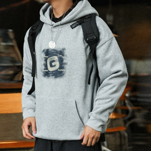 レトロプリントフーディー 220263