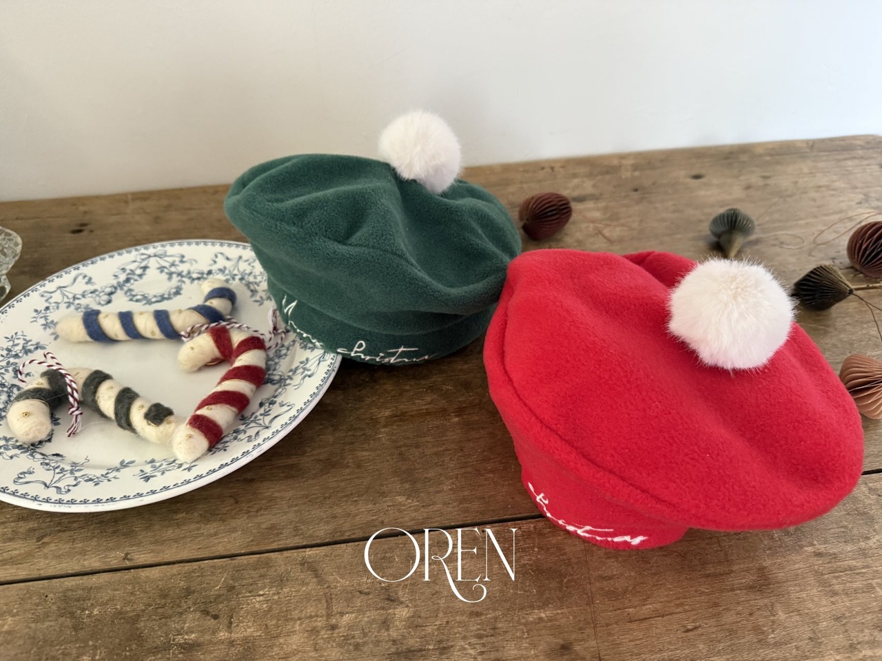 Oren X-mas［取寄］eve pompom beret