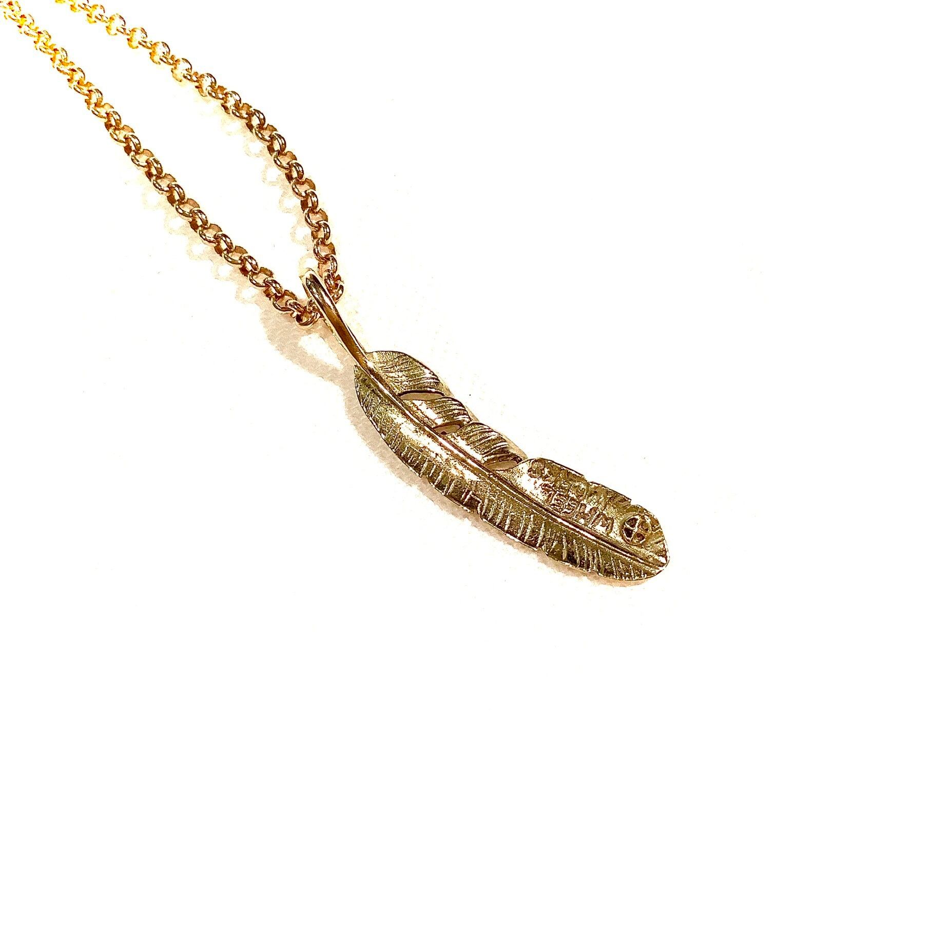 WHEELWORKS ホイールワークス FeatherPendant 18K Gold フェザー