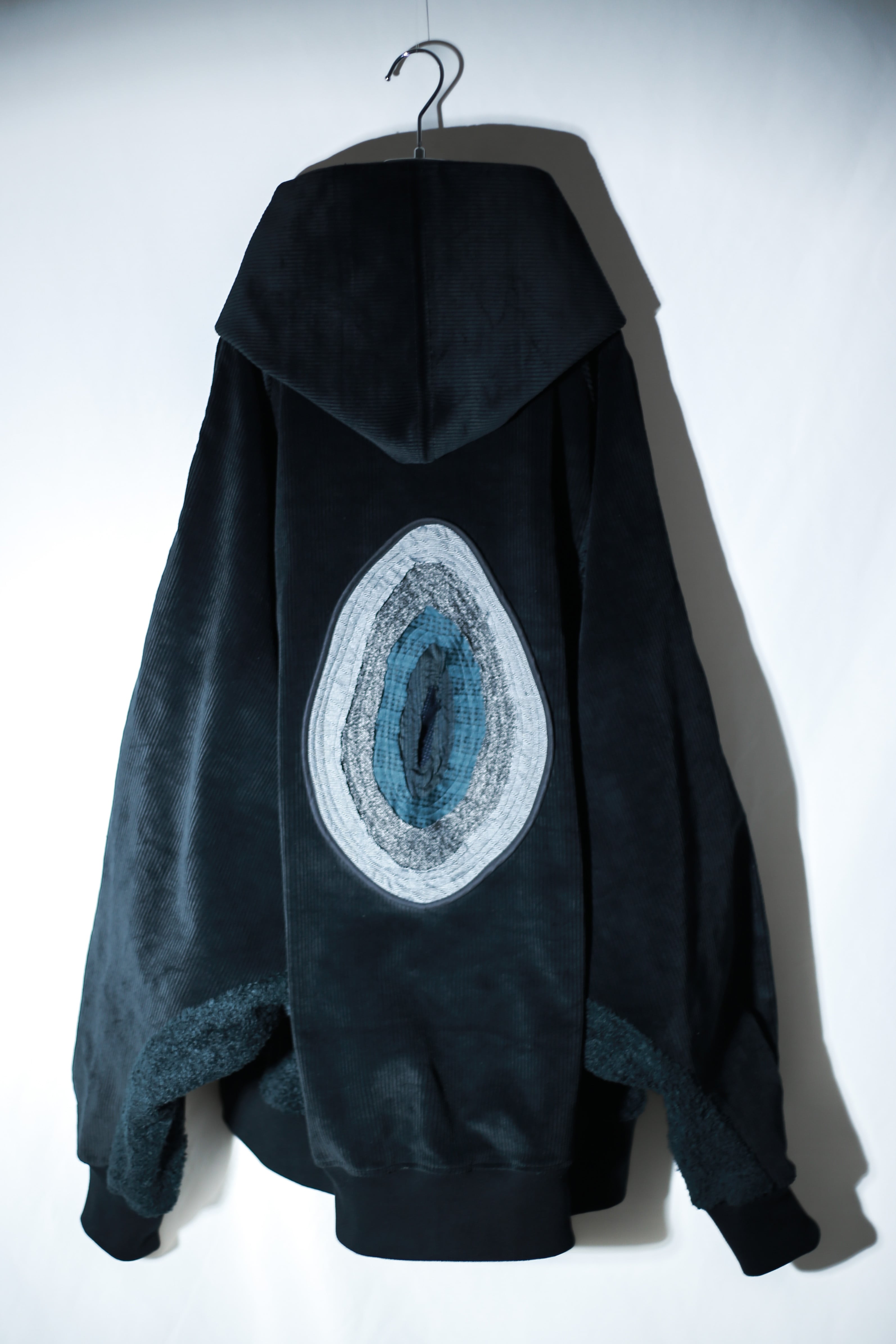 Bat-Hoodie Trace (black/deep green)