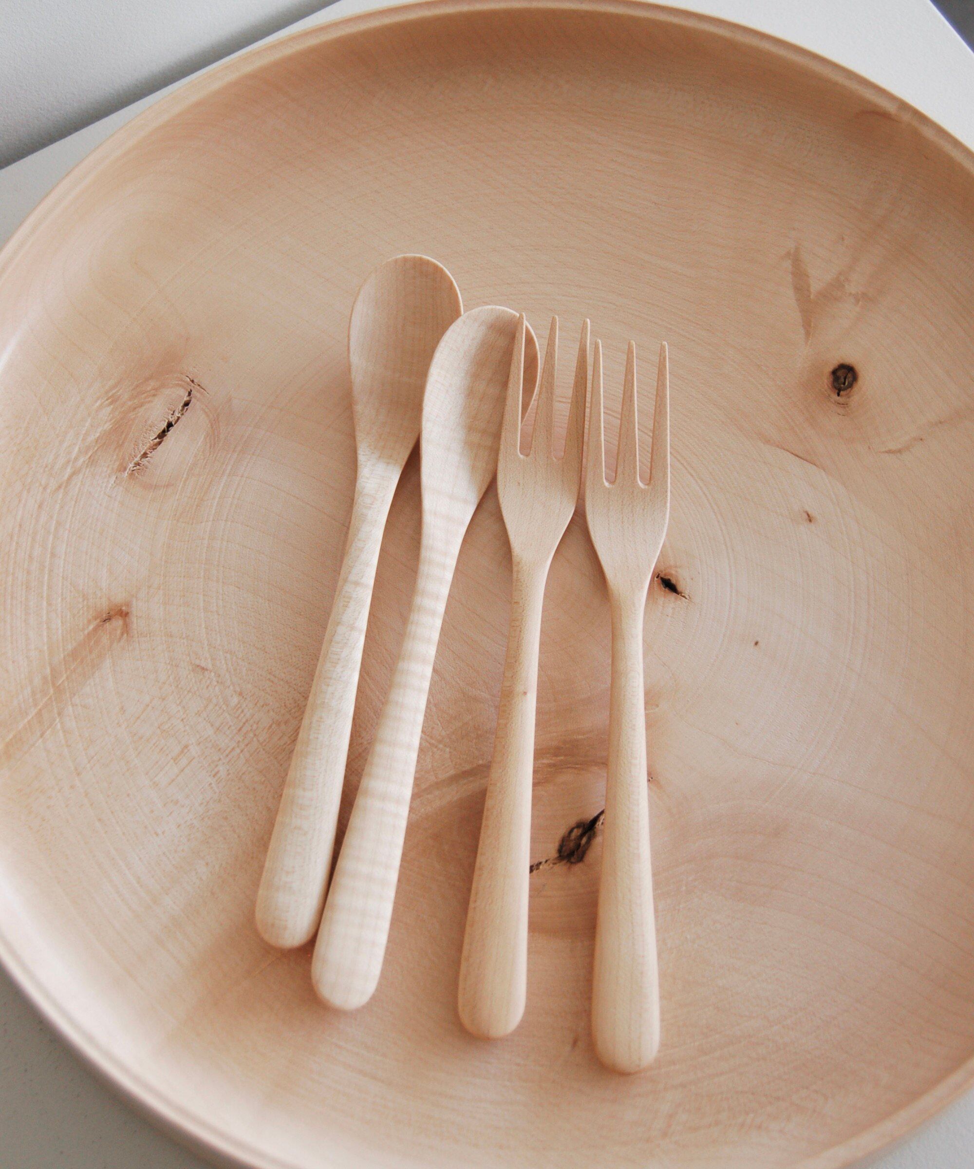 M-スプーン・フォーク (メープル) / DOUBLE=DOUBLE FURNITURE