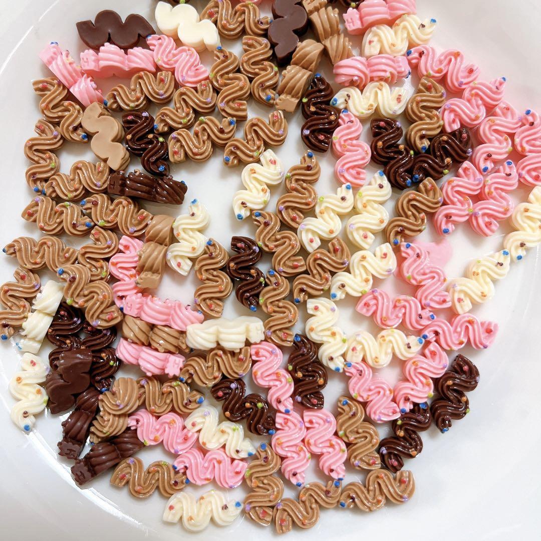 ハンドメイドパーツ/ネイルパーツ/デコパーツ/ミニチュア/ミニホイップクリーム 80e07463742ec76343db9459233219