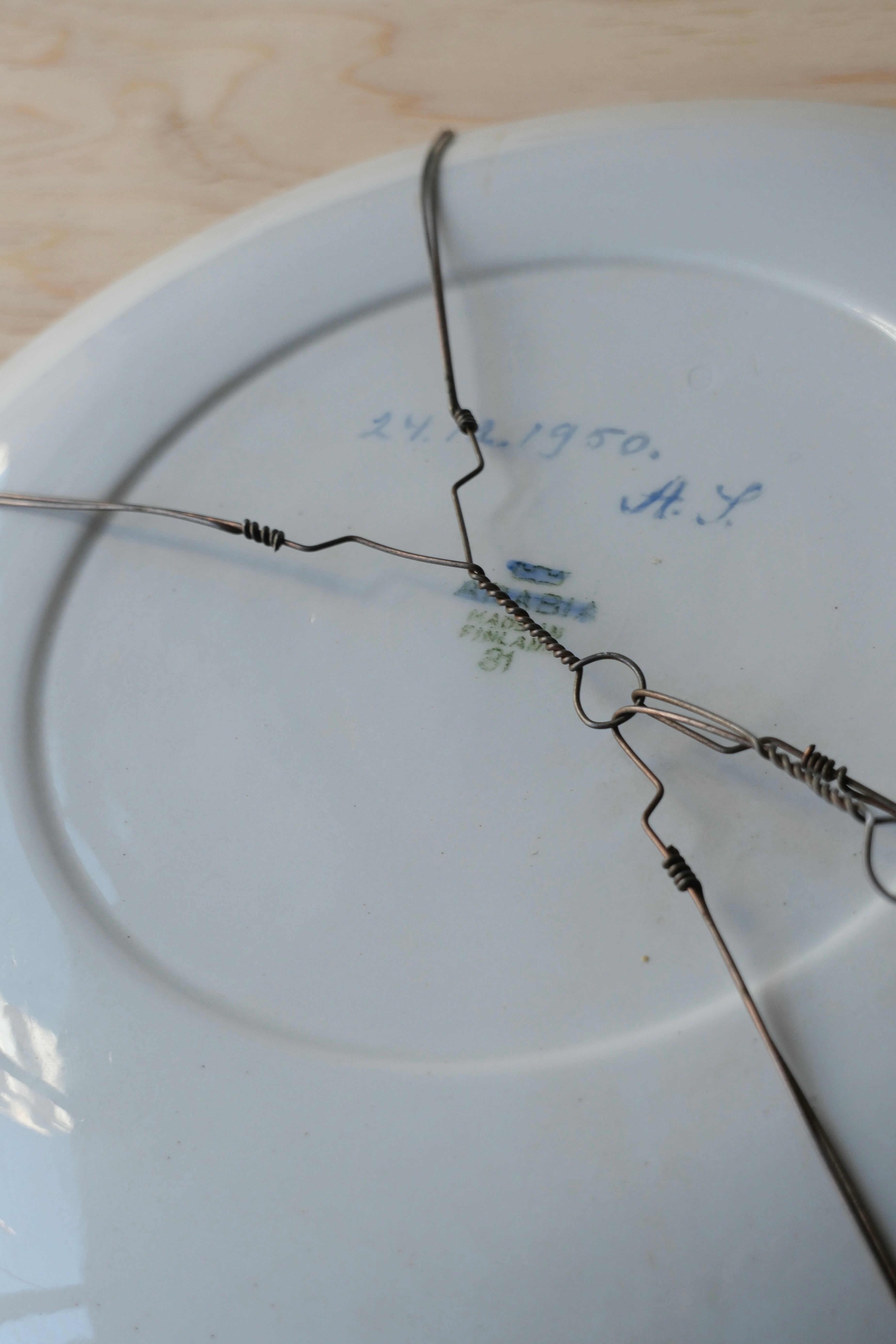 Beautiful hand-painted plate | QUARTER PAST FIVE