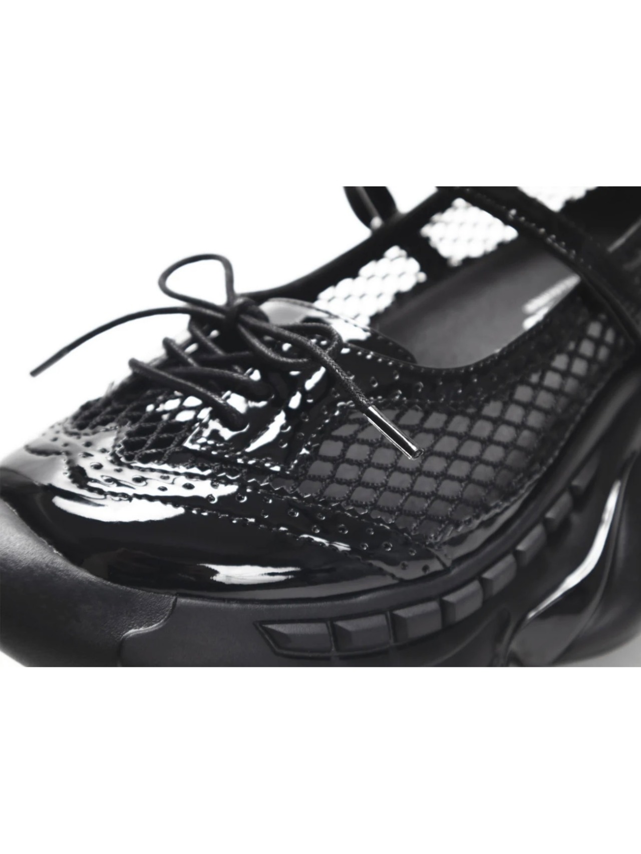 【26SS】Mikiosakabe × Three Treasures スリートレージャーズ  / APOLLO NEO MARY BLACK MESH / メリージェーン - 4