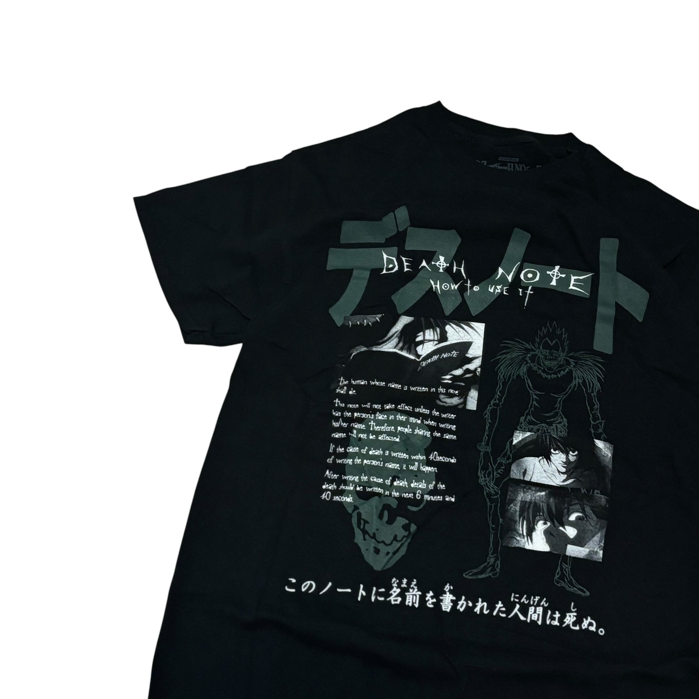 00s DEATH NOTE tシャツ デスノート ANIME TEE アニメ リューク 死神