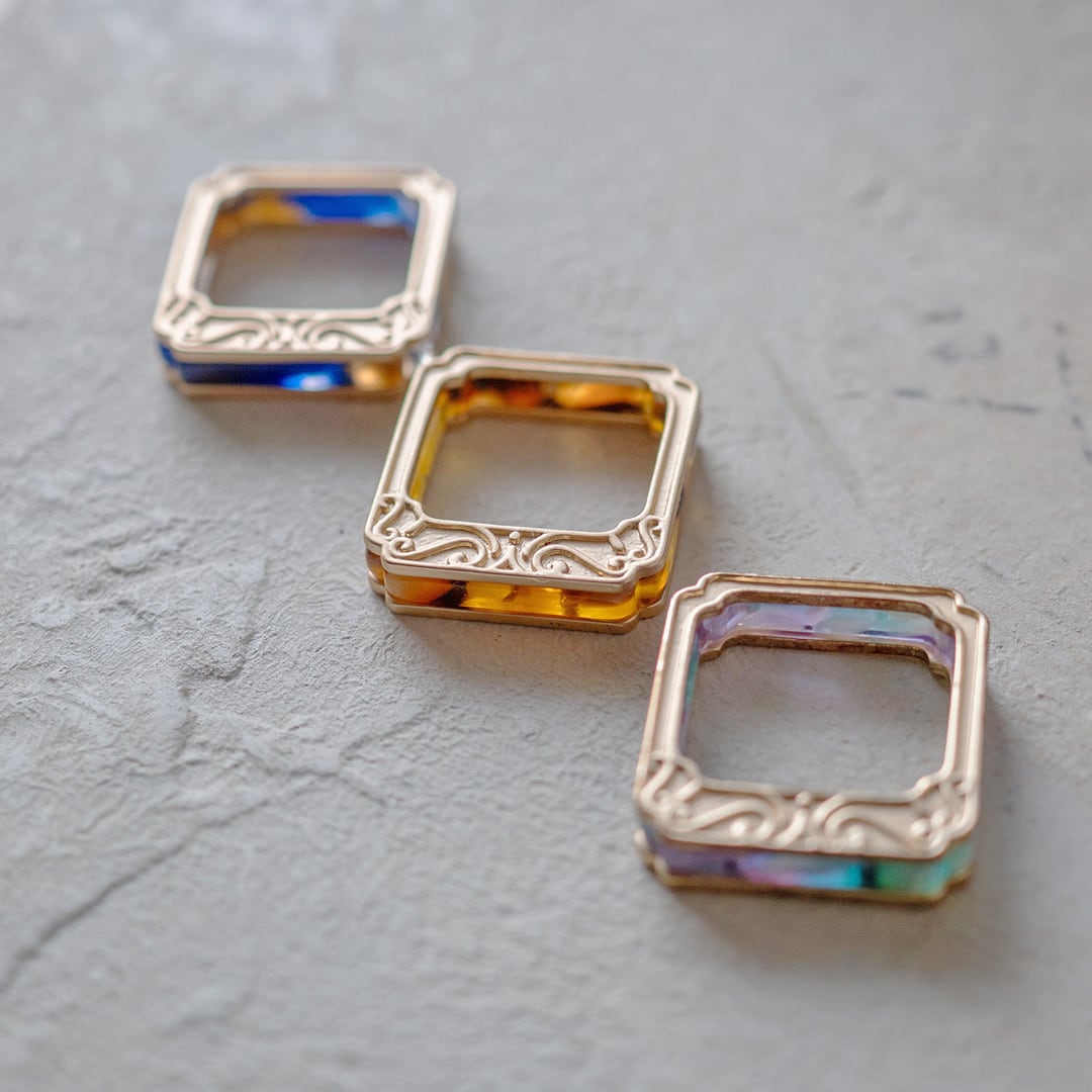 【売り切れ品】カナル　ゴッホ名作<ひまわり>リングサイズ9号 売り切れ品】カナル ゴッホ名作<ひまわり>リングサイズ9号