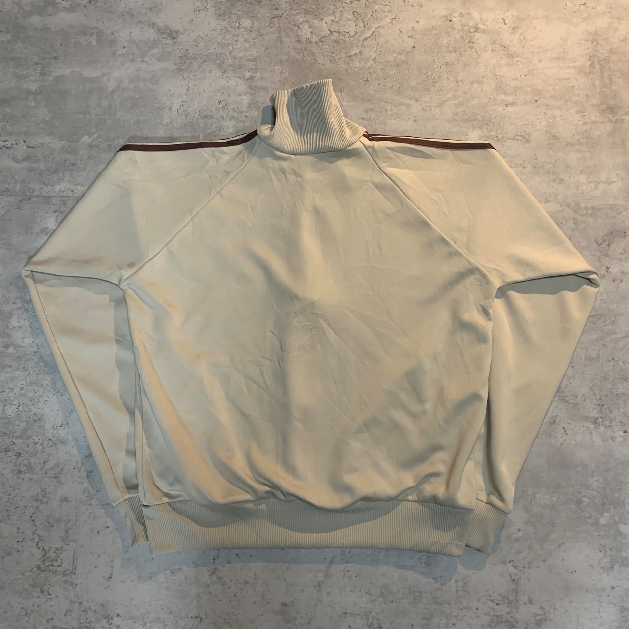 00s ベージュ×ブラウン Adidas トラックジャケット M | ib2