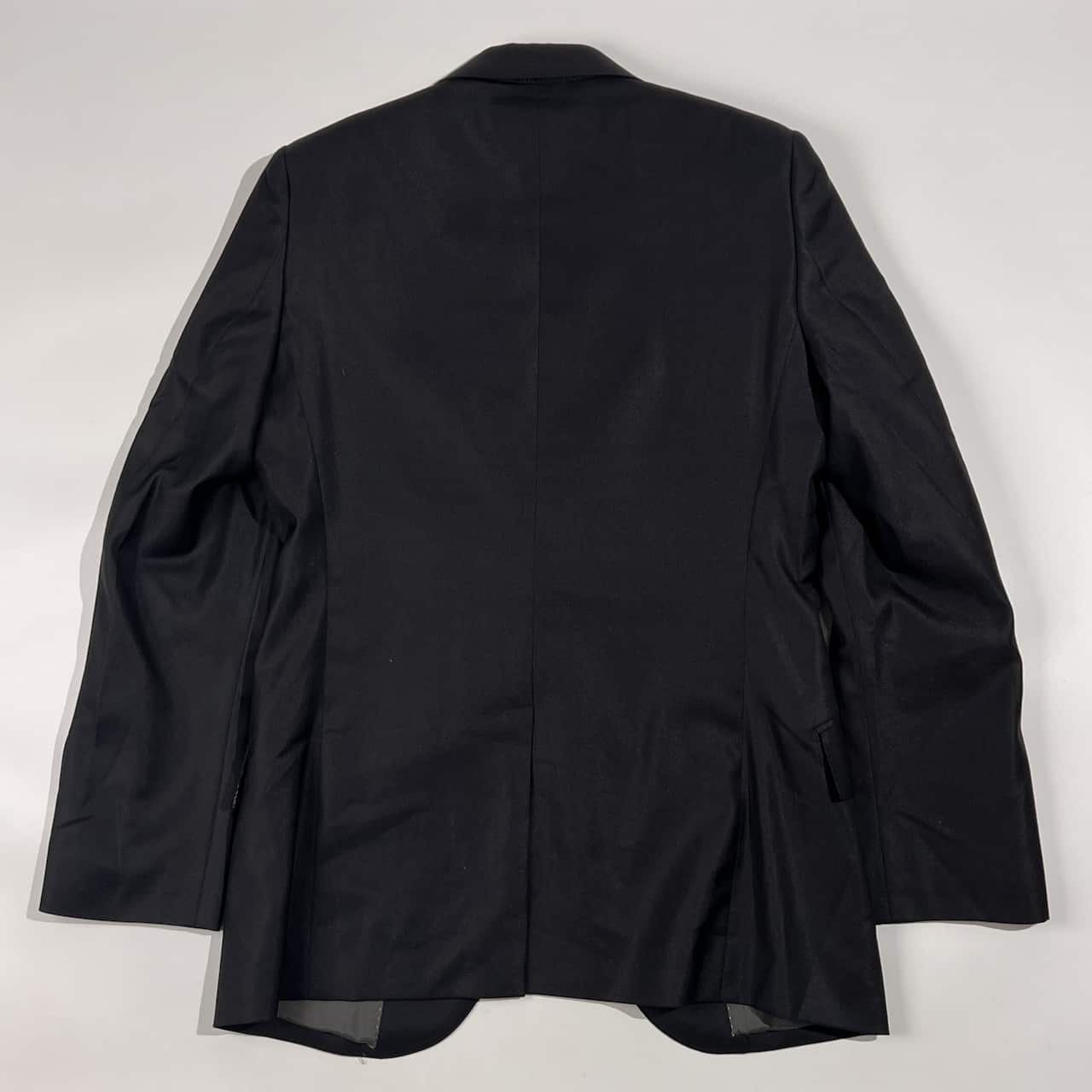 上下 KATHARINE HAMNETT LONDON キャサリン ハムネット ロンドン セットアップ スーツ テーラードジャケット スラックス S/ブラック メンズ