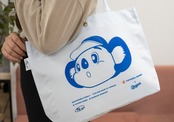 <中日ドラゴンズ>　右向きドアラ　エアバッグトート