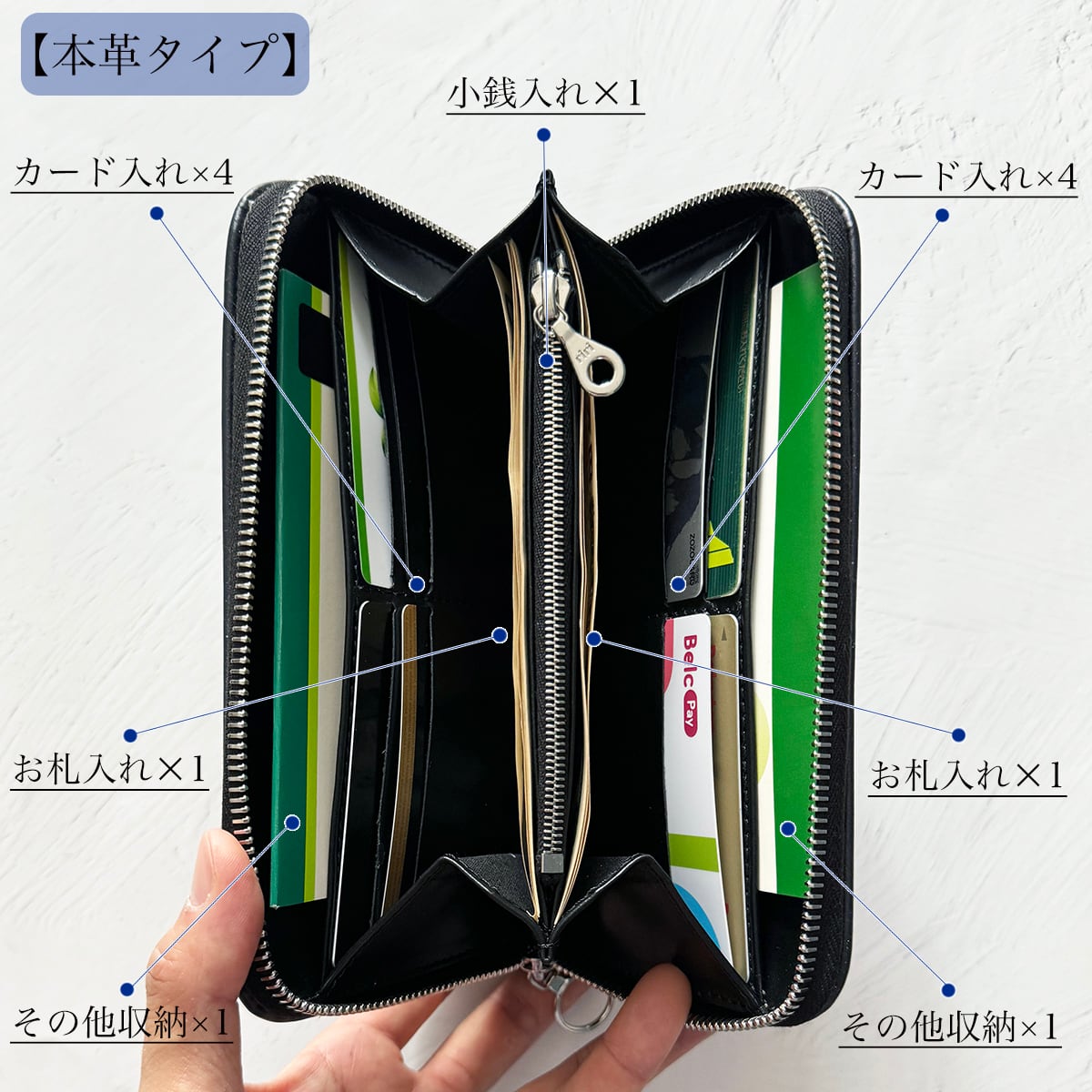 星と銀河の宇宙柄 長財布 | LALA CloveR.幻想的雑貨屋 - 星と宇宙と