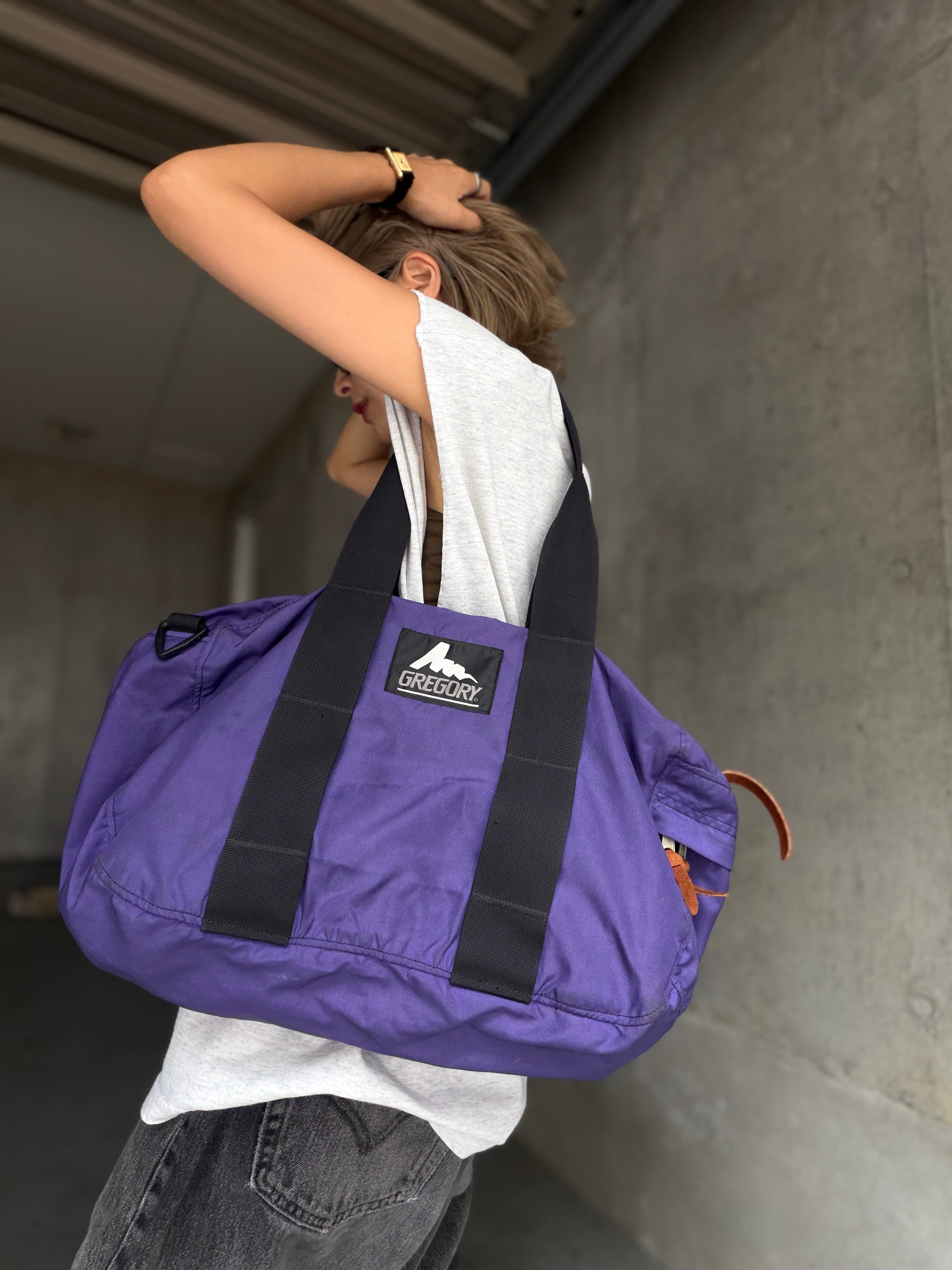 (AC1054)90's GREGORY duffle XS made in USA
