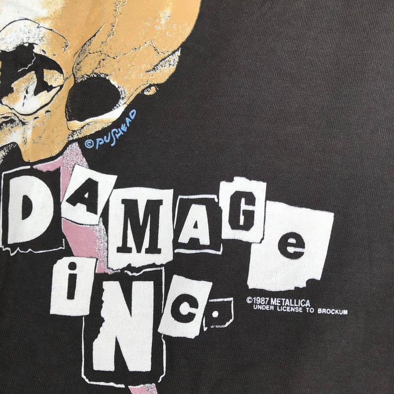 80s METALLICA メタリカ Damage Inc.Tour Tシャツ
