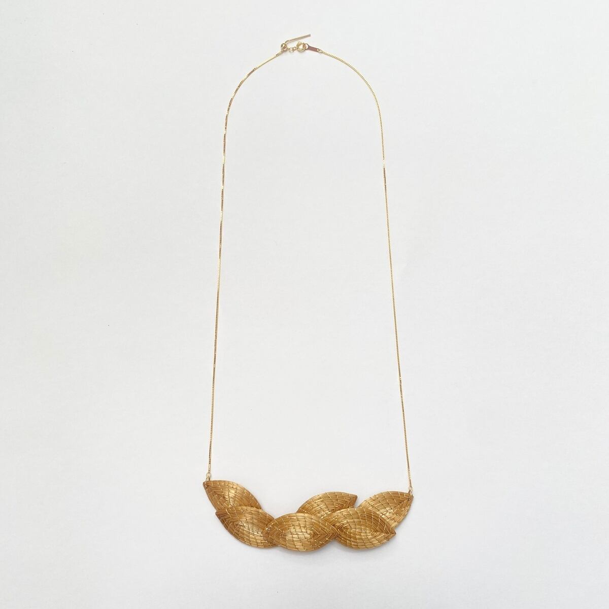 ビオジュエリー】 黄金の草 カッピンドウラード ネックレス リーフ6