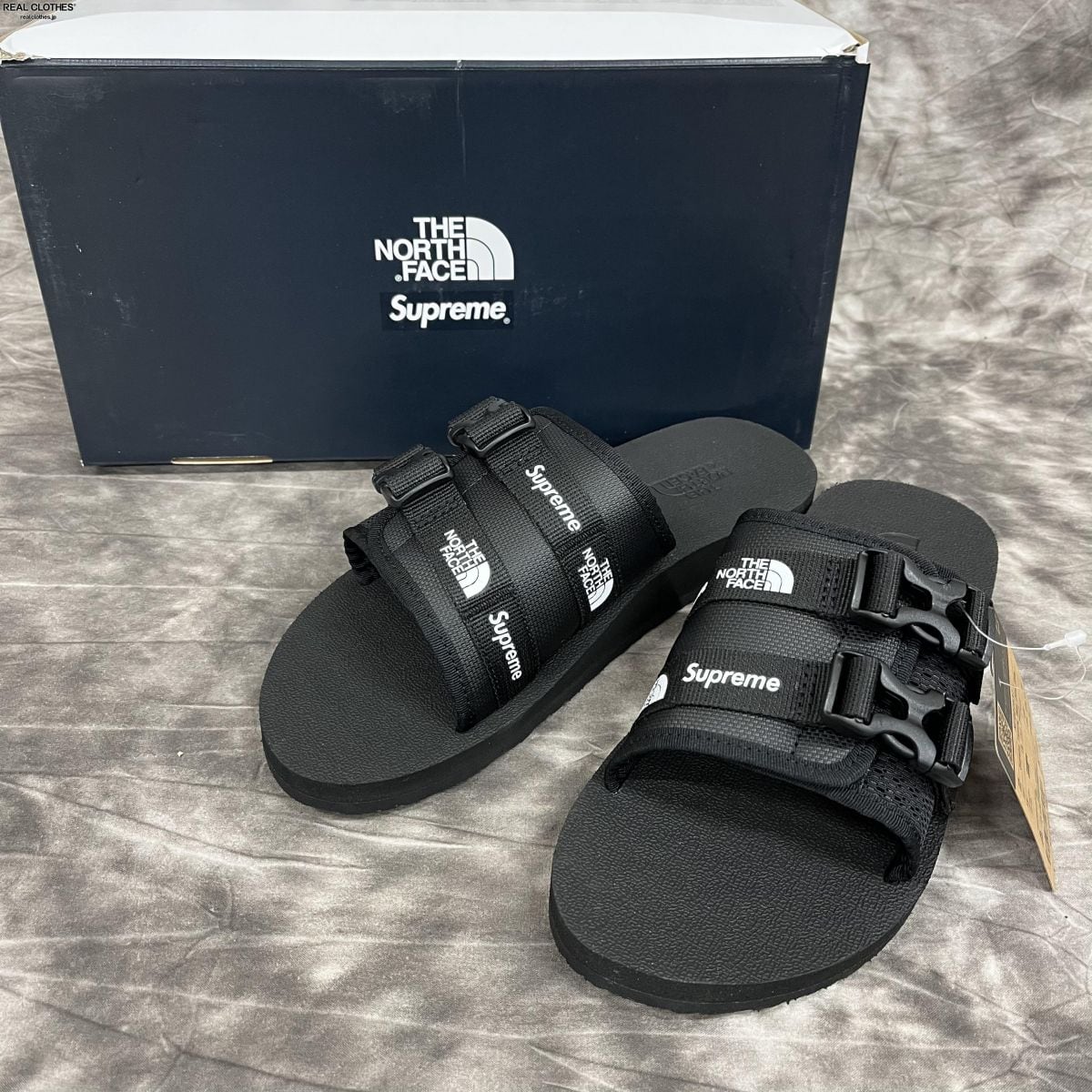 SUPREME シュプリーム × THE NORTH FACE ノースフェイス 品番 NF02253I Trekking Base Camp Slide サンダル 正規品 / 31023