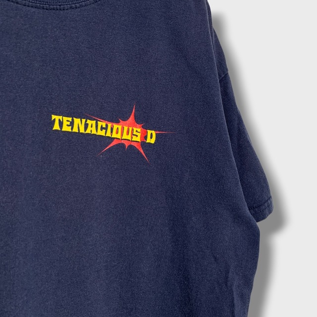 90-00s テネイシャスD バンドTシャツ 両面プリント バンT ネイビー M