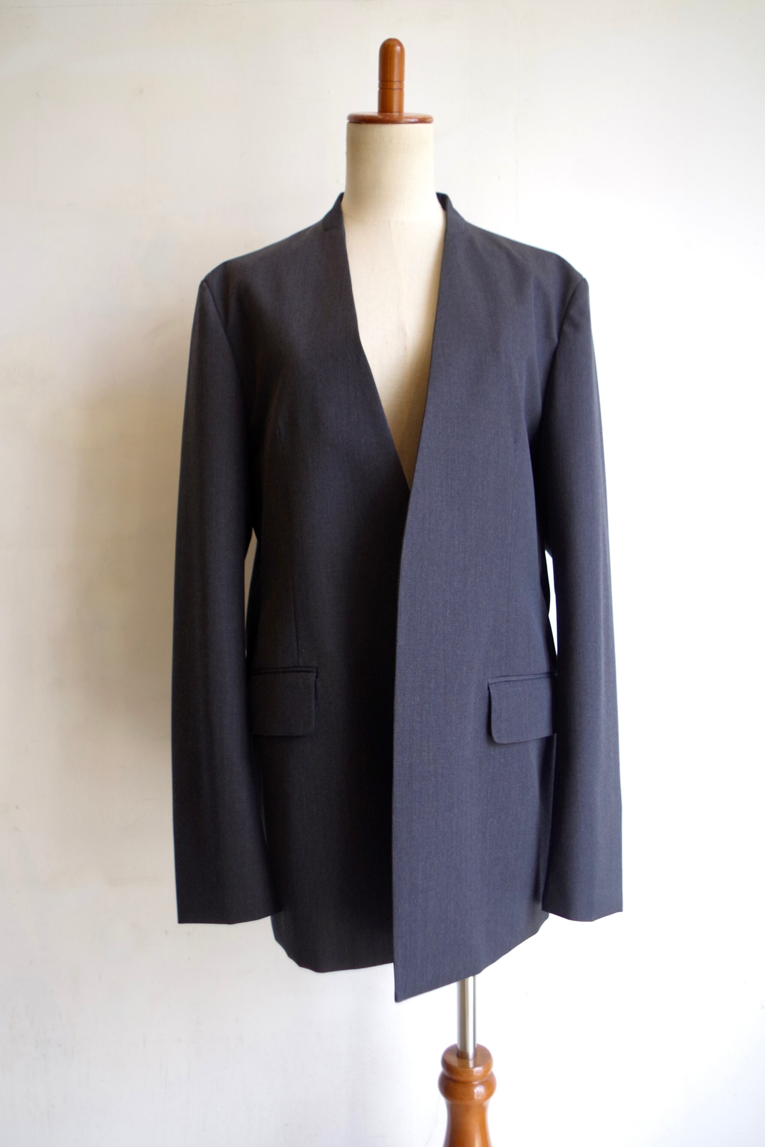 LOEFF Women's Wool Gaba No Collar Jacket | 1F Store