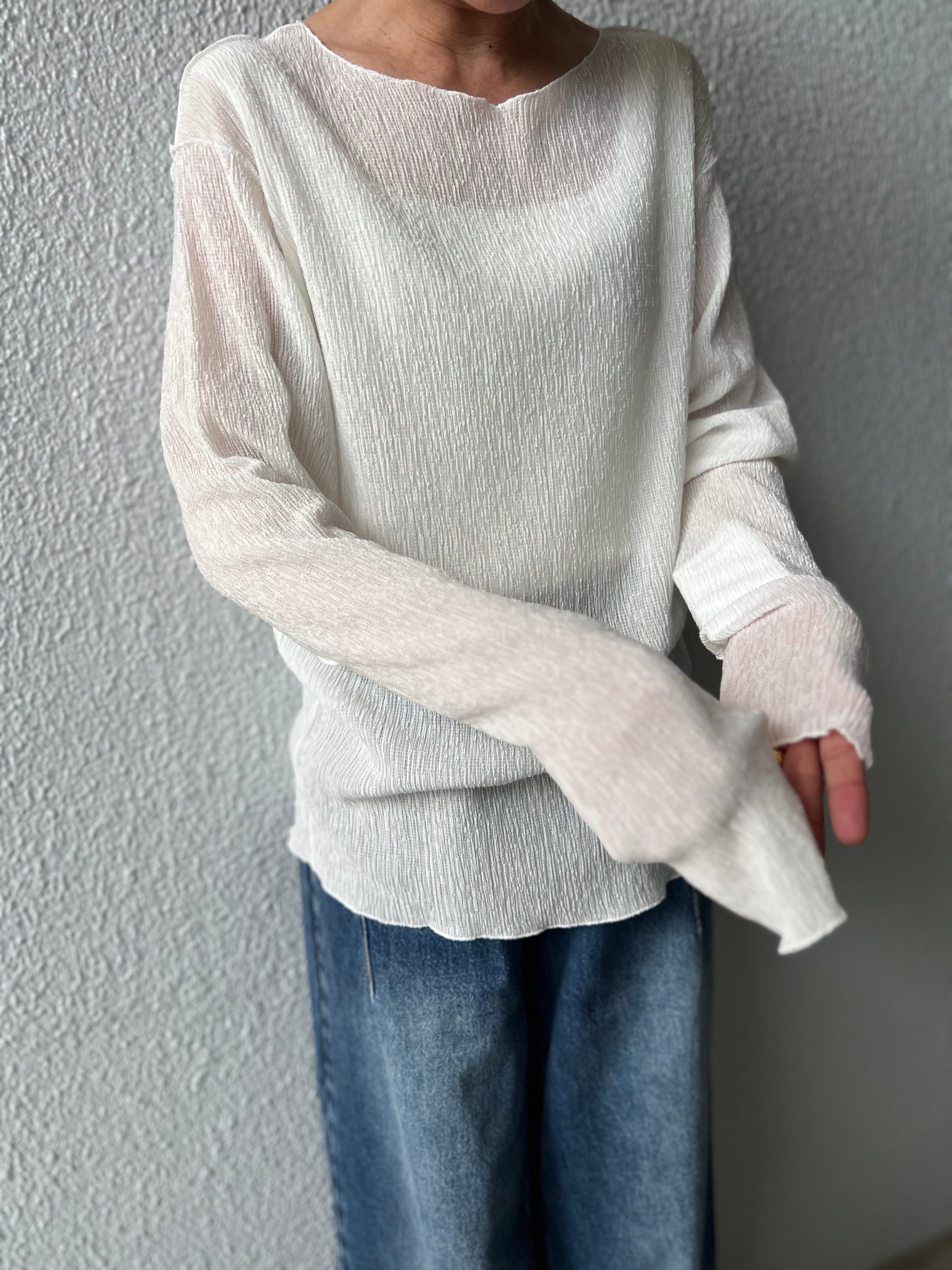 【PASSIONE】シアーテレコストレッチプルオーバー 536980