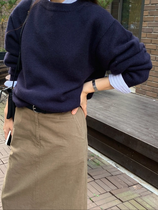 (予約) HAUS / September wholegarment knit 3color