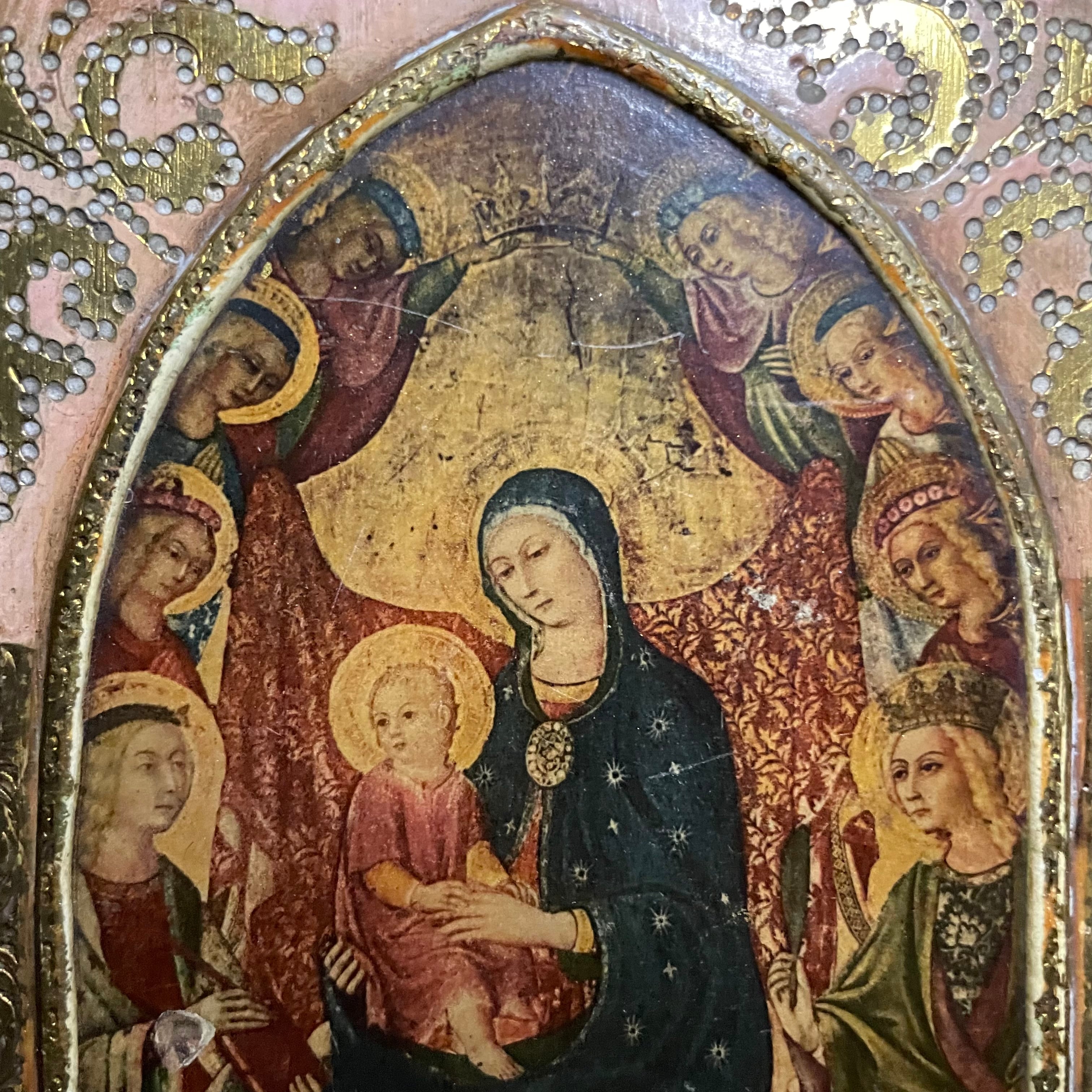 玉座の聖母子祭壇画 | quelque jour（フランスアンティーク