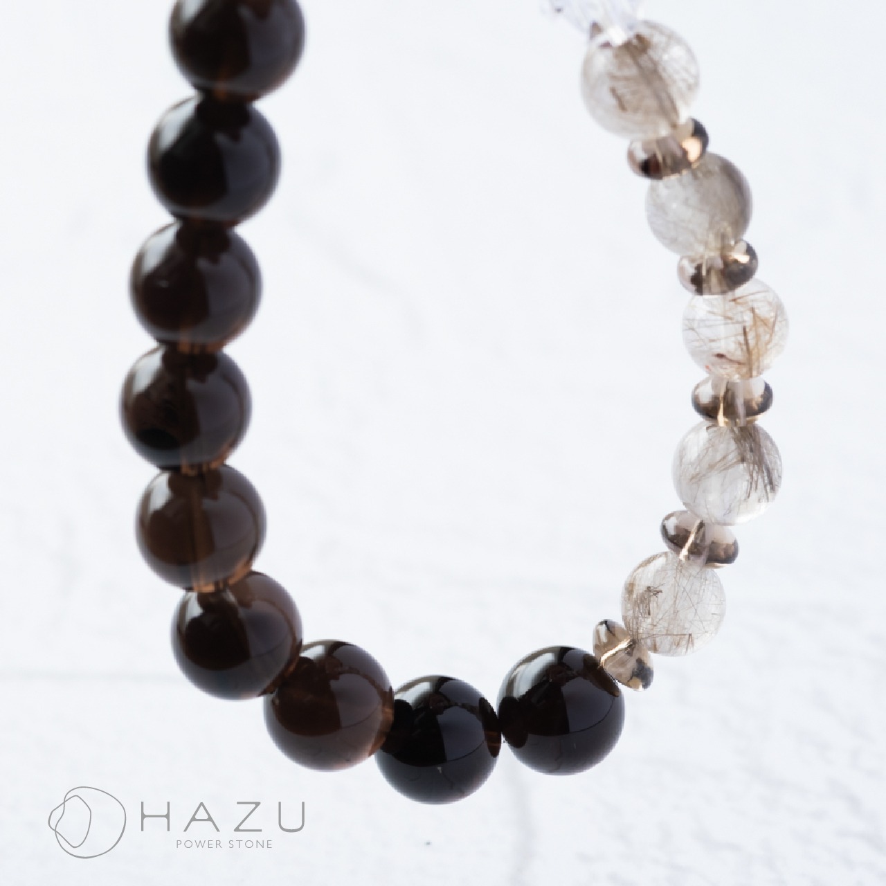 身を守り、道を開く［シルバールチルクォーツ／モリオン／水晶／スモーキークォーツ］