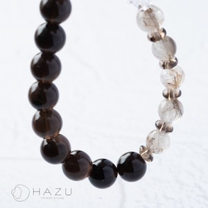 身を守り、道を開く［シルバールチルクォーツ／モリオン／水晶／スモーキークォーツ］