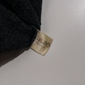 70s 80s CHEMISE LACOSTE ラコステ 文字ワニ ウールニット ベスト サイズ 3 /薄手/ビンテージ/ダークグレー/K-OS-7107