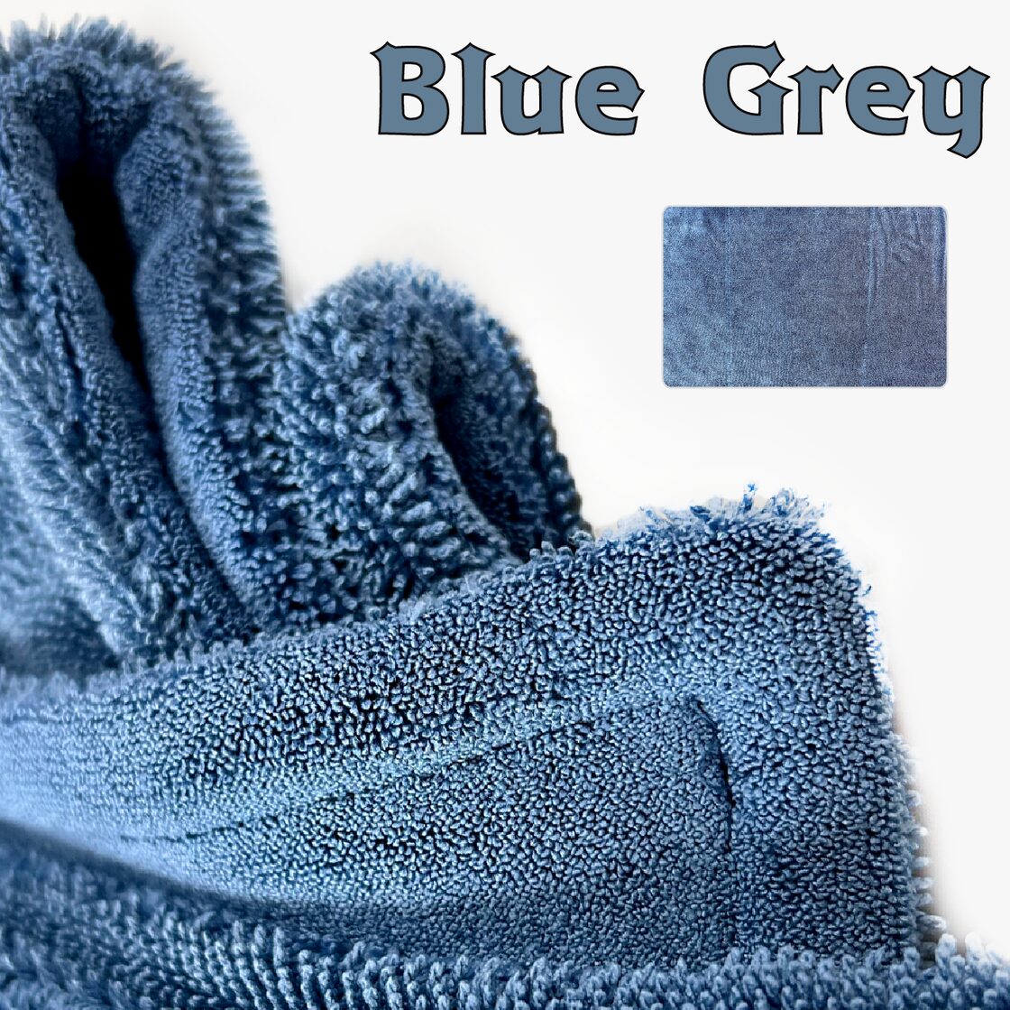 IT'S WIN】Blackhole Drying Towel Large (Autumn Orange・Blue Grey
