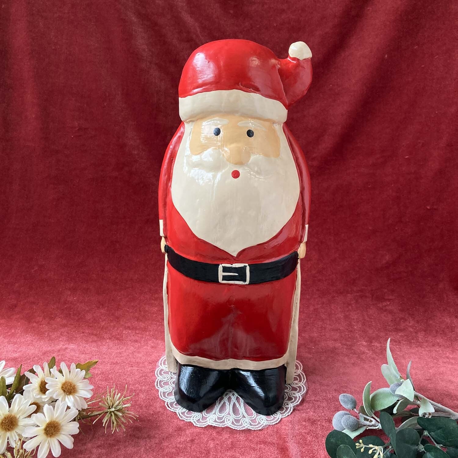 直立サンタの置き物L（32cm） | Dua-アクセサリーパーツショップ