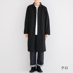 リネン RINEN 30/1高密度ウェザーステンカラーコート(R23202)全3色