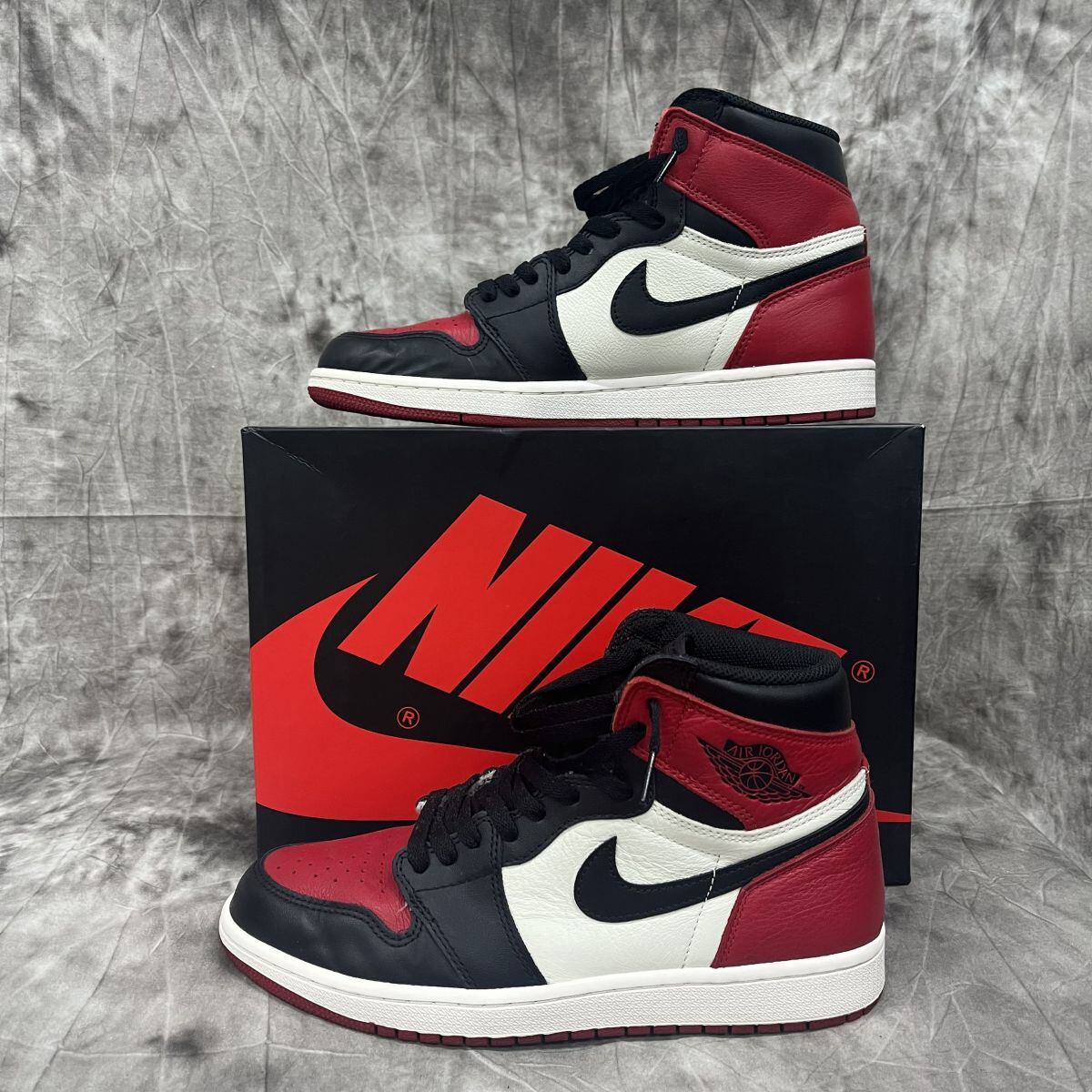 NIKE/ナイキ AIR JORDAN 1 RETRO HI OG BRED TOE/エアジョーダン1