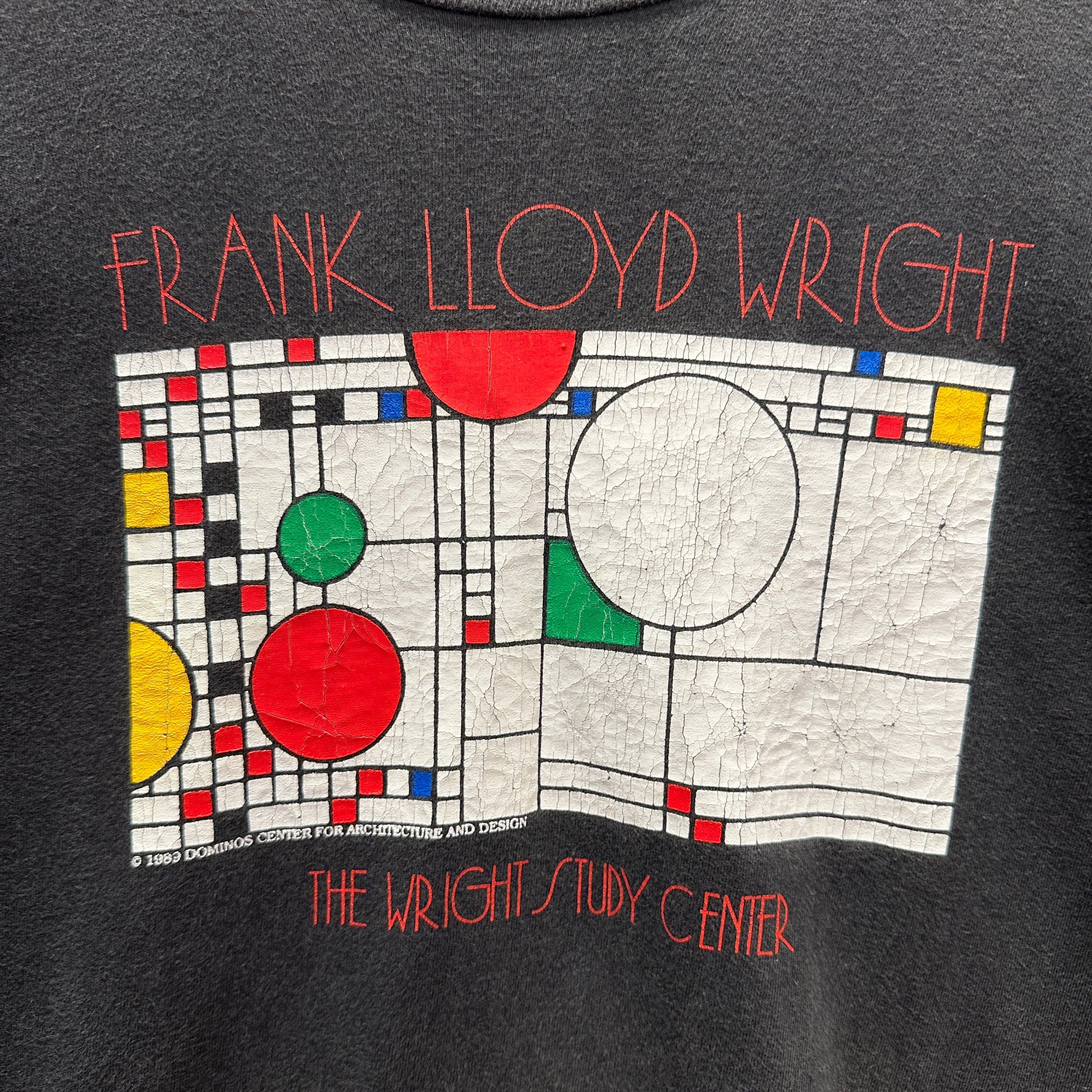 1990's FRANK LLOYD WRIGHT S/S BLACK TEE | safarionline