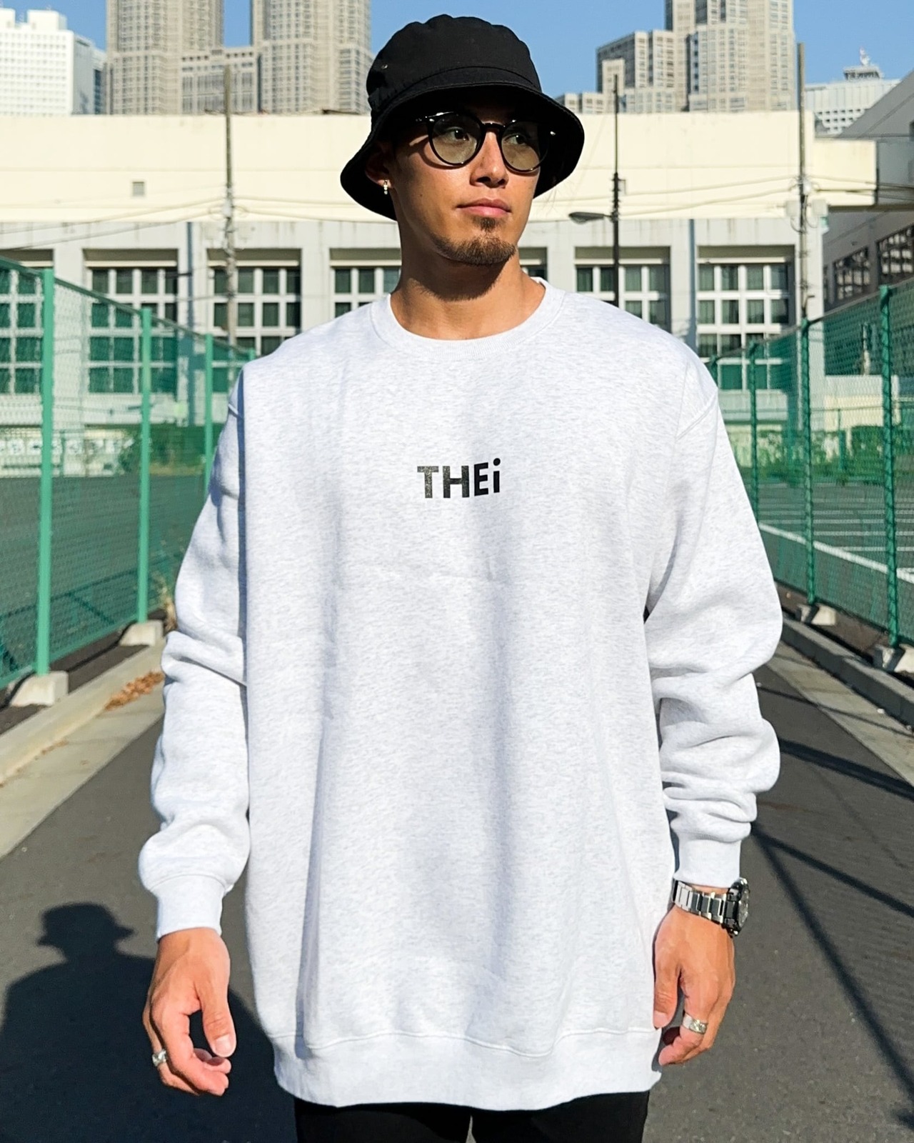 BASIC SWEAT SHIRT - GRAY