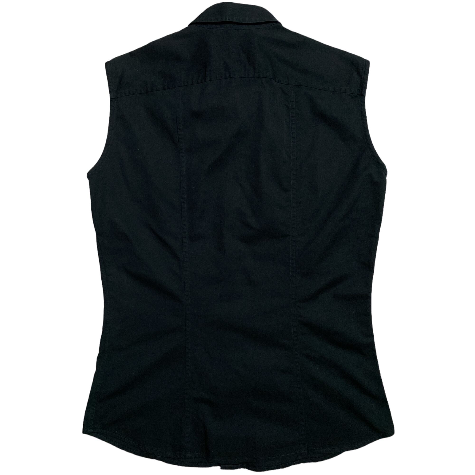 2000s XAVIER DELCOUR SLEEVELESS SHIRT | ZSC