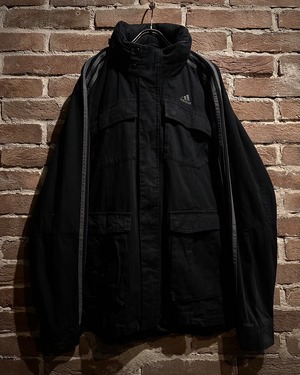 【Caka act3】“adidas” Various Gimmick Loose Cotton Jacket