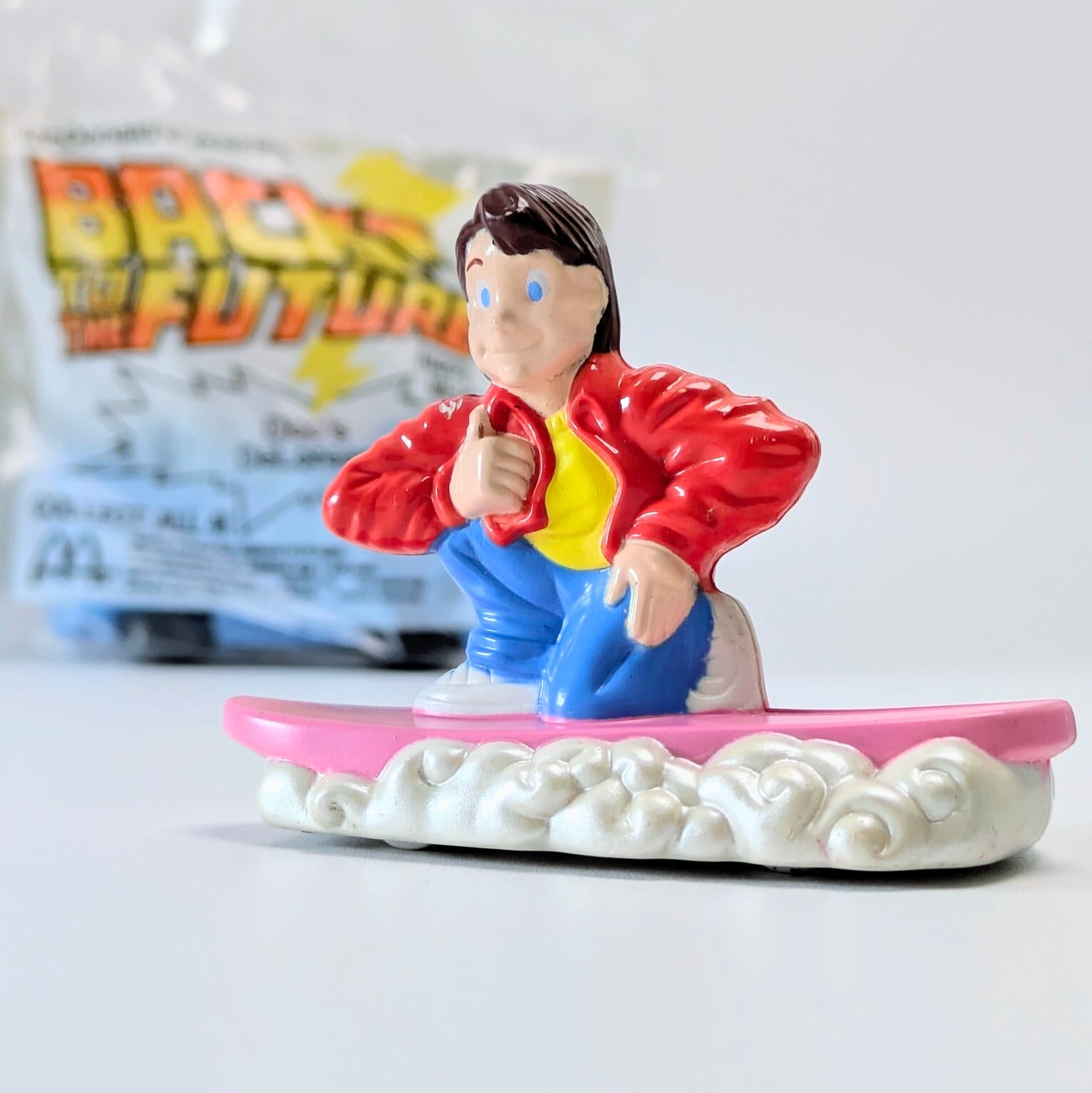 ☆ VINTAGE 1991 ☆【 McDonald's  ( マクドナルド ) 】1991年マクドナルドミールトイ『 バック・トゥ・ザ・フューチャーアニメシリーズ』ドク&マーティ2体セット / ハッピーミール 〚アメリカン雑貨 アメトイ〛