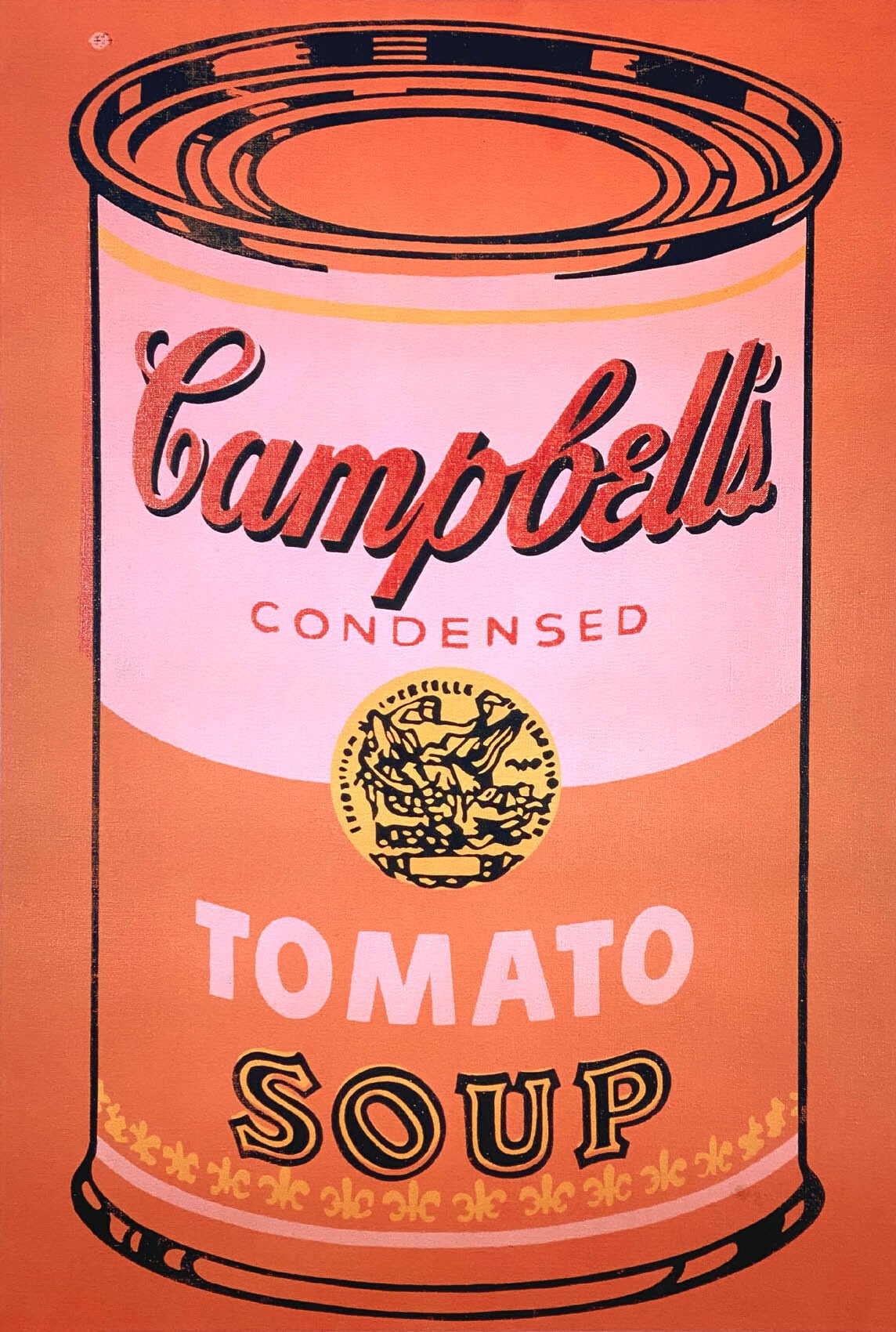 アンディ ウォーホル 絵画「キャンベル スープ(トマト/オレンジ)1965