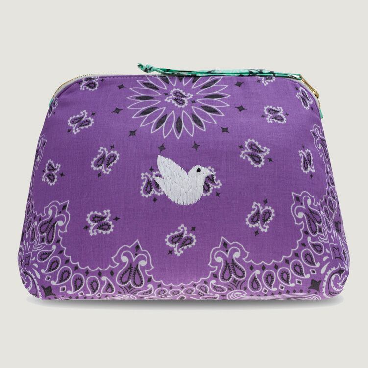 CALL IT BY YOUR NAME Vanity Pouch Large LILAS/MINT | SAKAN LES YEUX
