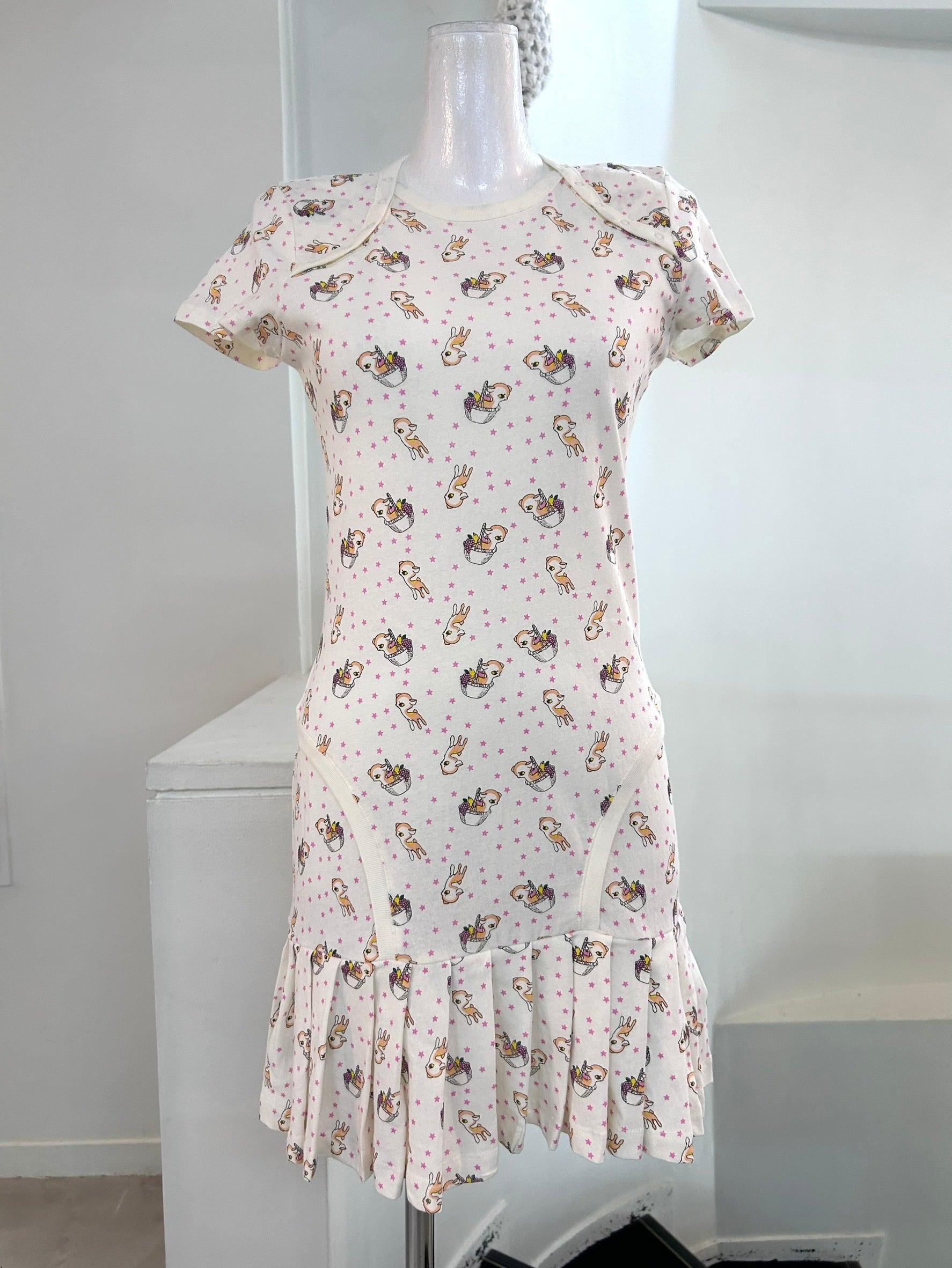 Ashley WILLIAMS BABYGROW DRESS / PEACH DEER