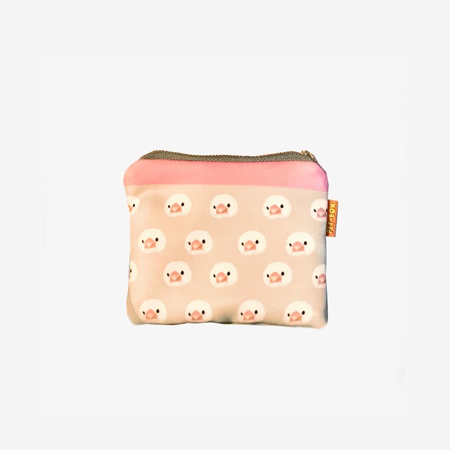 ひな白文鳥 ポーチ S